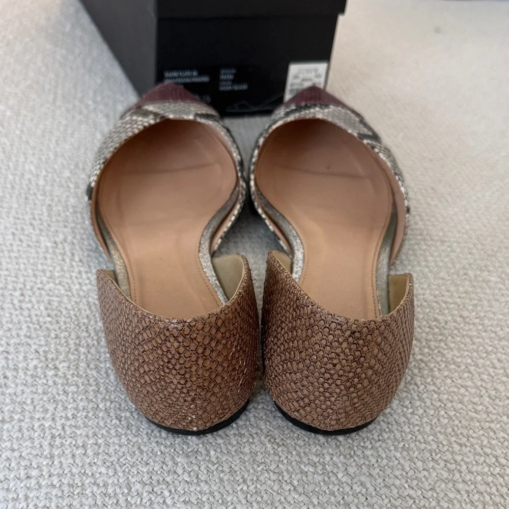 Sadie Flats in Snakeskin-Women's Shoes - Picture 3 of 4